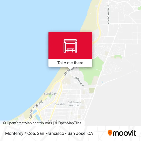 Monterey /  Coe map