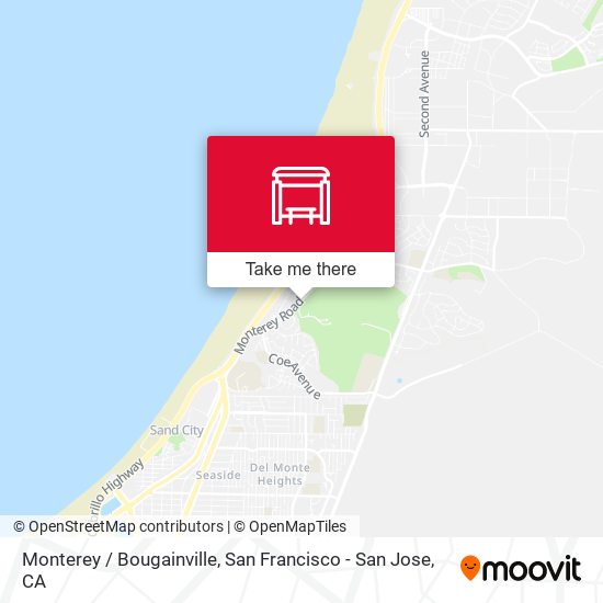 Monterey /  Bougainville map