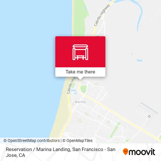 Mapa de Reservation /  Marina Landing