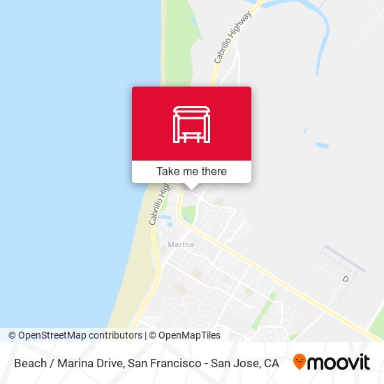 Beach / Marina Drive map