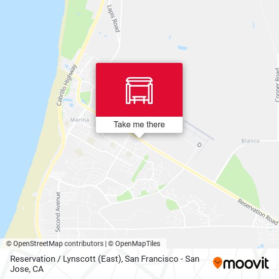 Reservation /  Lynscott  (East) map