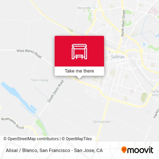 Alisal /  Blanco map