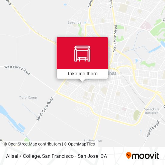 Alisal /  College map