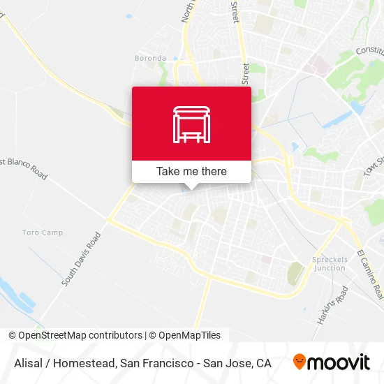 Alisal /  Homestead map