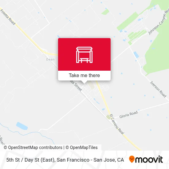 5th St / Day St (East) map
