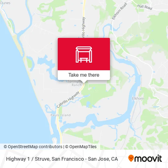 Highway 1 /  Struve map