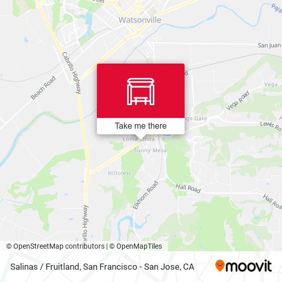 Mapa de Salinas /  Fruitland