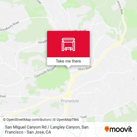 San Miguel Canyon Rd /  Langley Canyon map