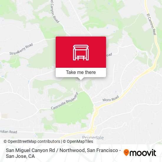 San Miguel Canyon Rd / Northwood map
