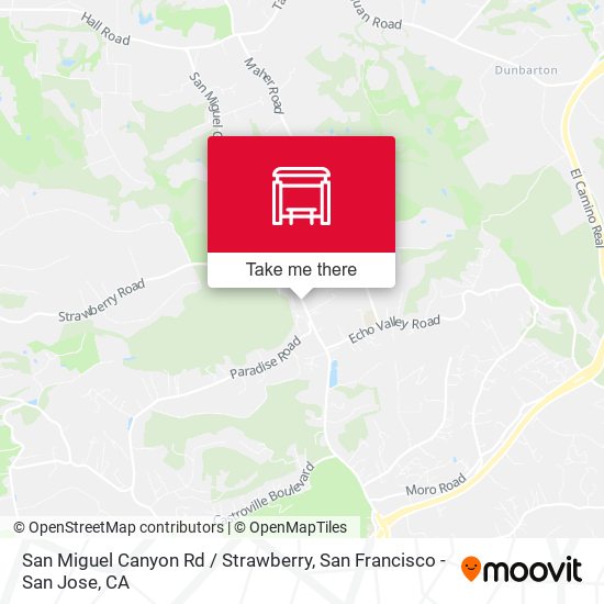 San Miguel Canyon Rd / Strawberry map