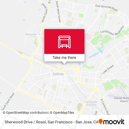 Sherwood Drive /  Rossi map