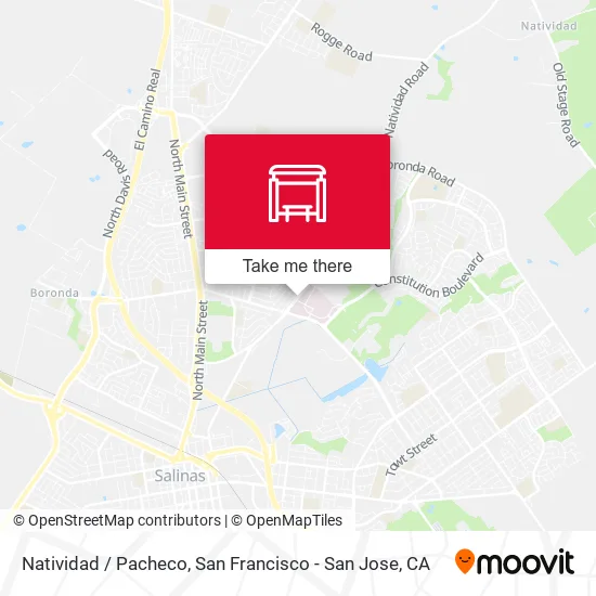 Natividad /  Pacheco map