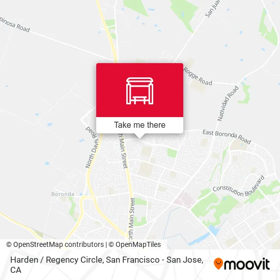 Harden /  Regency Circle map