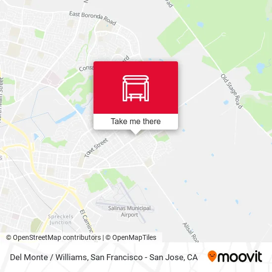 Del Monte /  Williams map