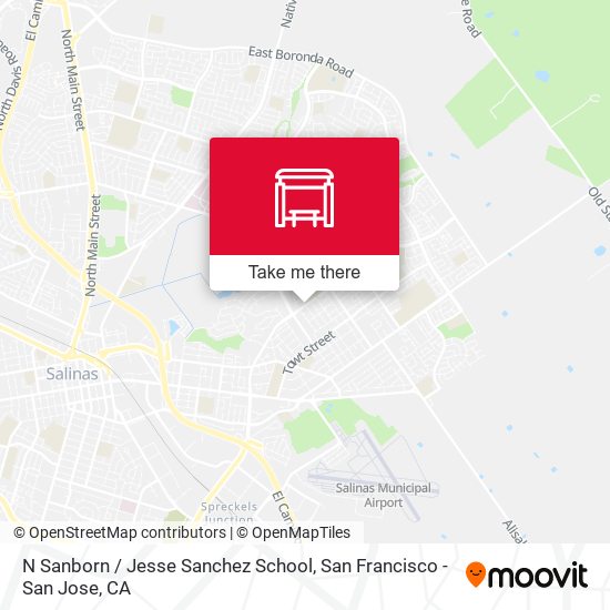 N Sanborn /  Jesse Sanchez School map