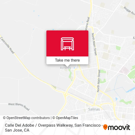 Calle Del Adobe / Overpass Walkway map