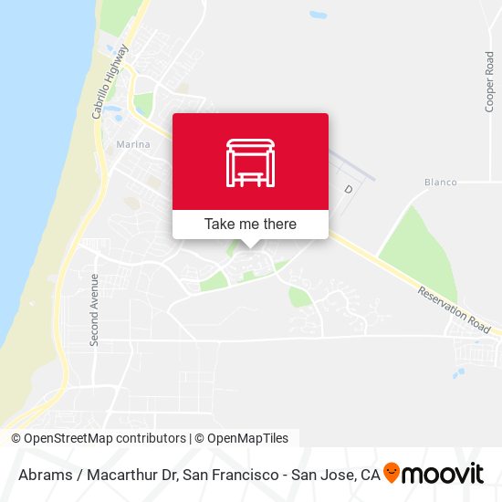 Abrams / Macarthur Dr map