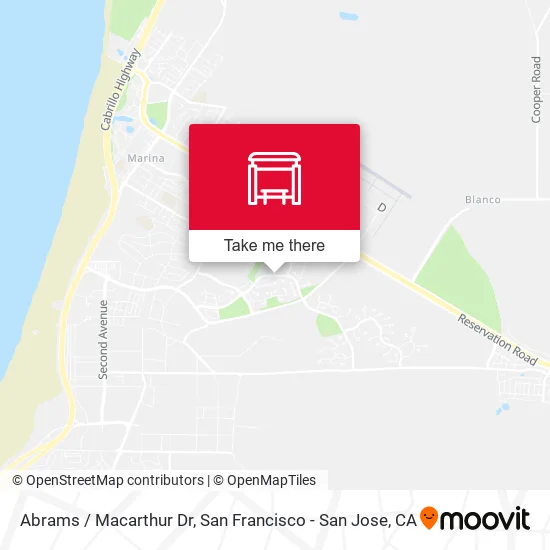 Abrams / Macarthur Dr map