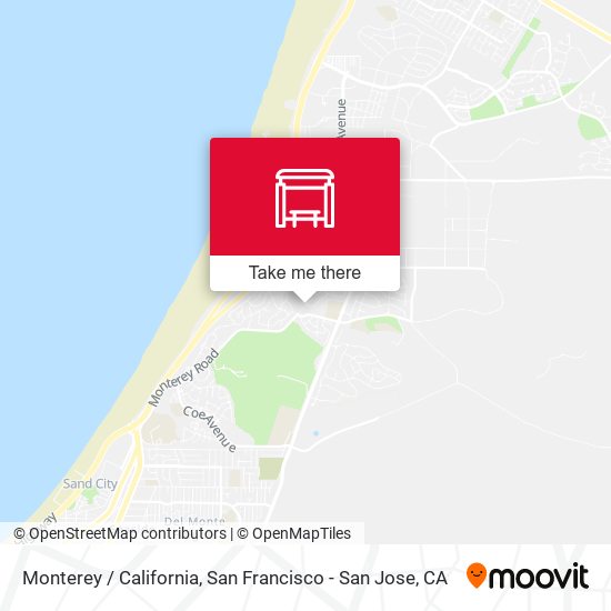 Monterey / California map