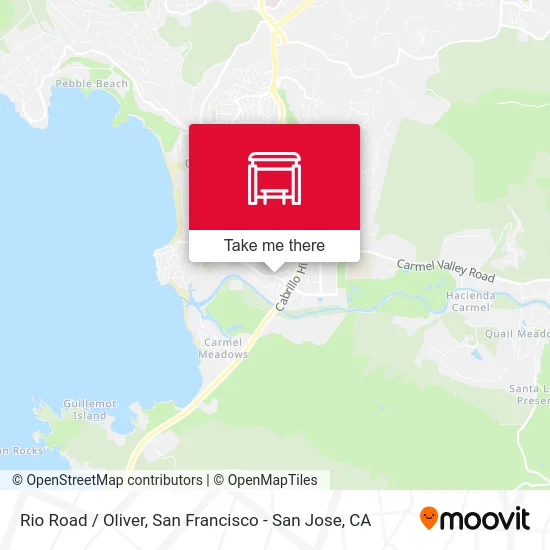 Rio Road /  Oliver map