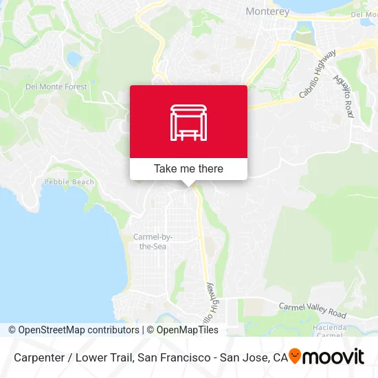 Carpenter /  Lower Trail map