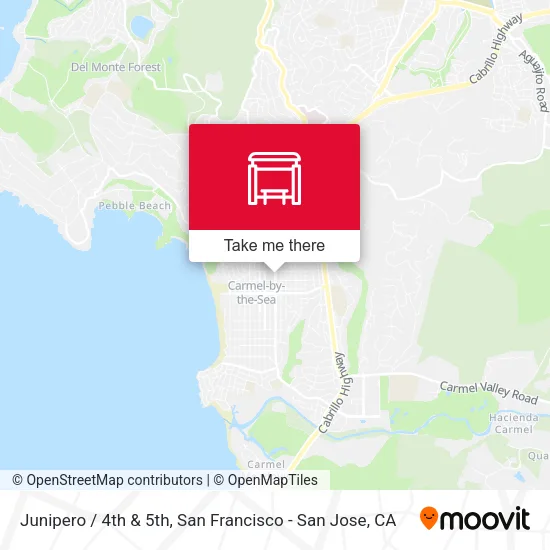 Junipero /  4th & 5th map