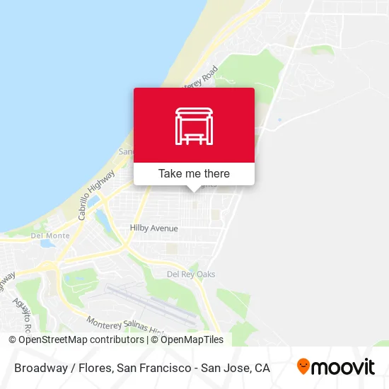 Broadway /  Flores map