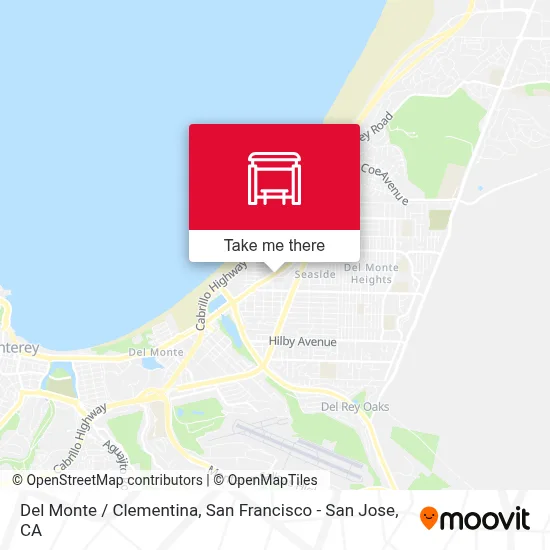 Del Monte /  Clementina map