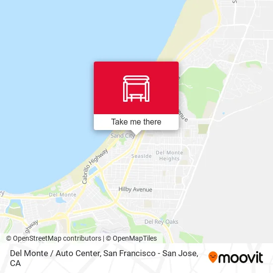 Del Monte / Auto Center map