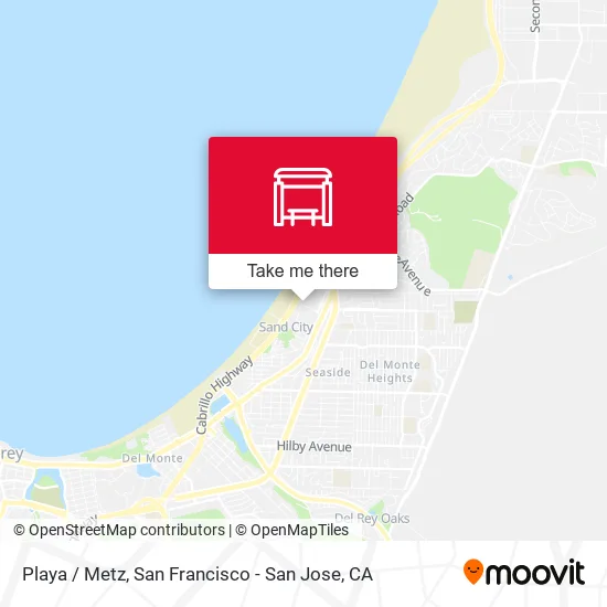 Playa /  Metz map