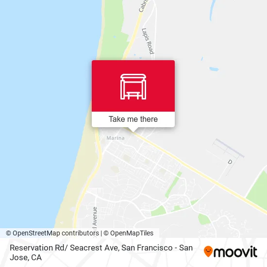 Reservation Rd/  Seacrest Ave map