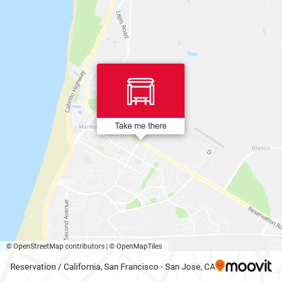 Reservation /  California map