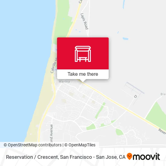 Reservation /  Crescent map