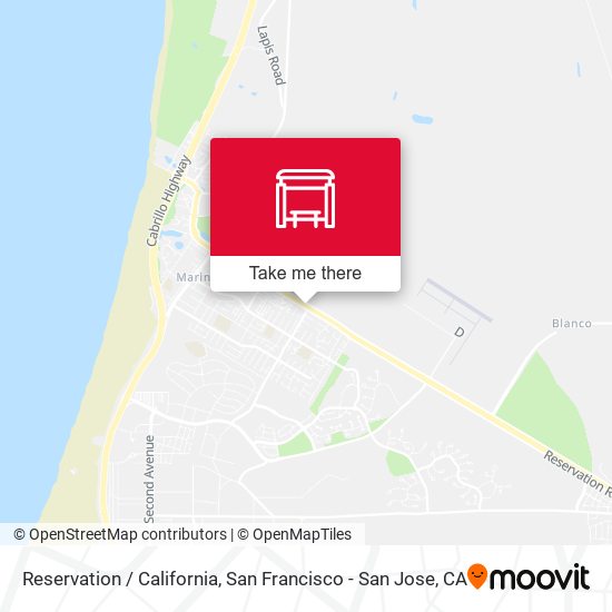 Reservation /  California map