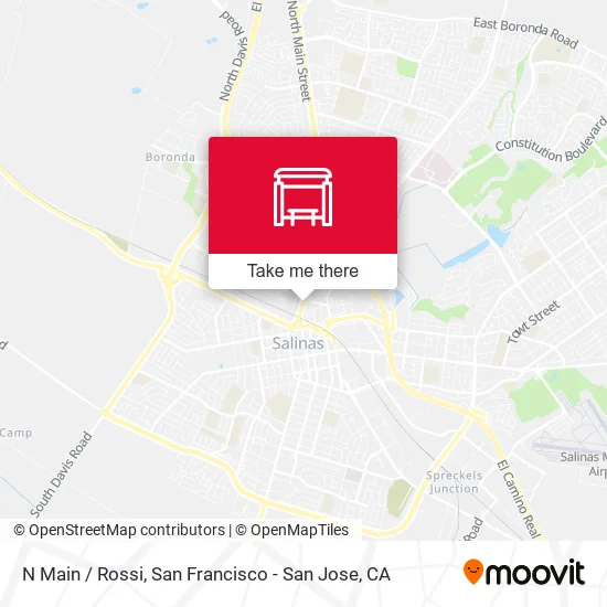 Mapa de N Main /  Rossi