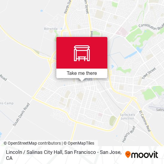 Mapa de Lincoln / Salinas City Hall
