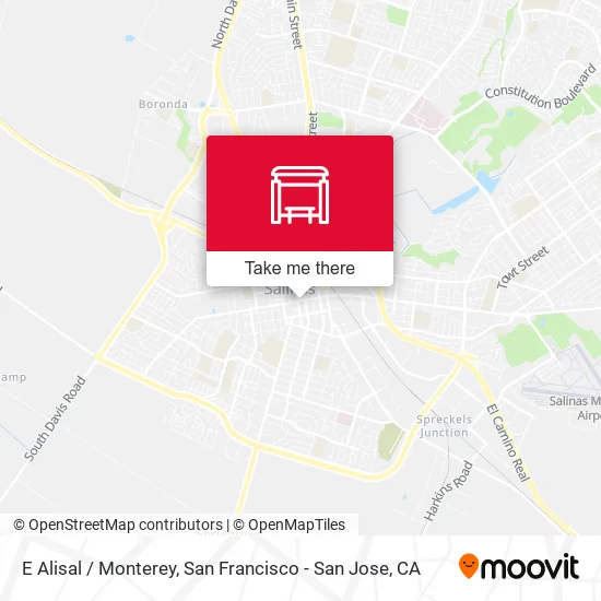 E Alisal / Monterey map
