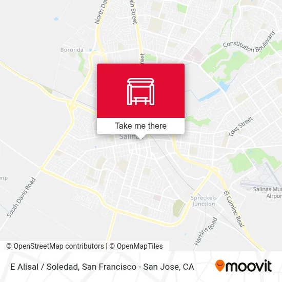E Alisal /  Soledad map