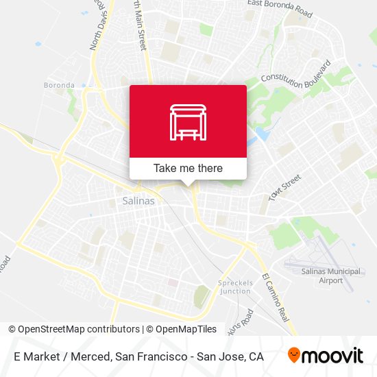 E Market /  Merced map