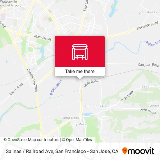 Salinas /  Railroad Ave map