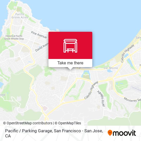 Pacific /  Parking Garage map