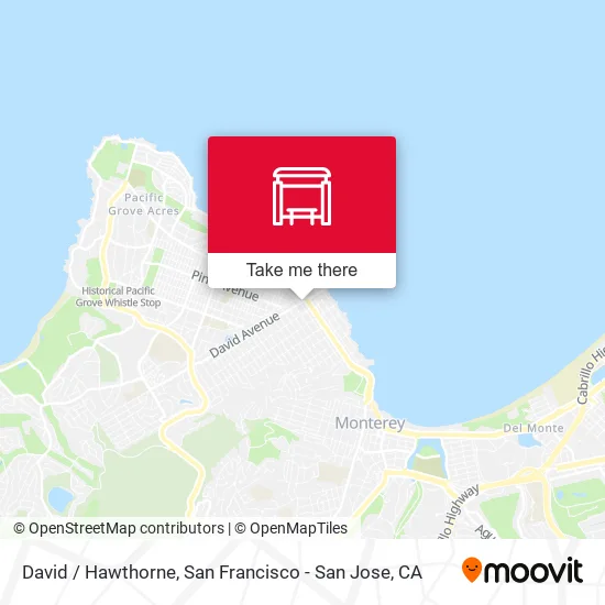 David /  Hawthorne map