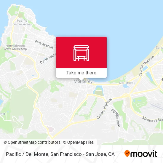 Mapa de Pacific /  Del Monte