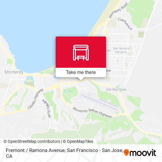 Mapa de Fremont / Ramona Avenue