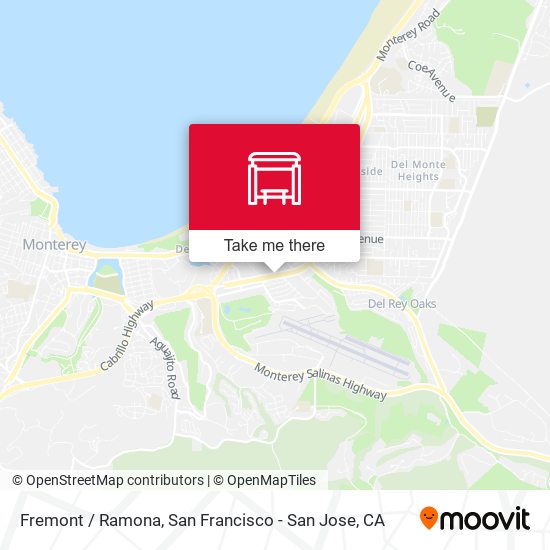 Fremont /  Ramona map