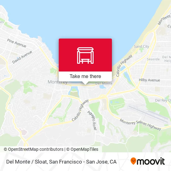 Del Monte /  Sloat map