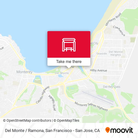 Del Monte /  Ramona map