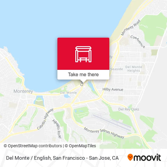 Del Monte /  English map