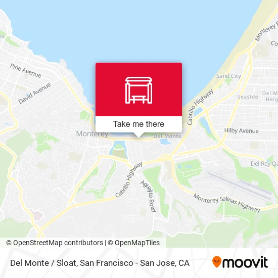 Del Monte /  Sloat map