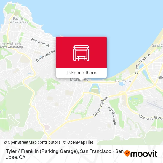 Mapa de Tyler / Franklin (Parking Garage)